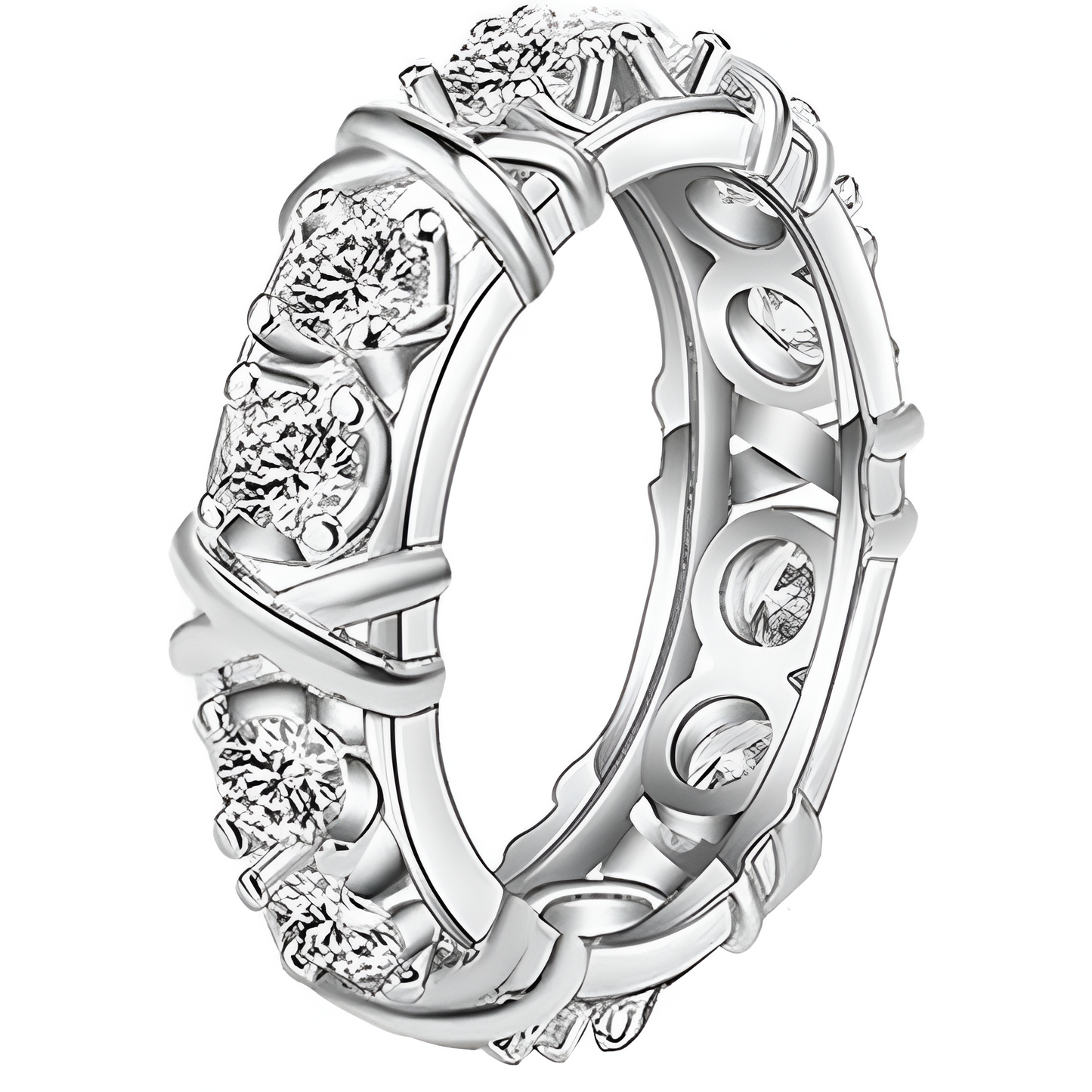 BAGUE PAIRE DE ZIRCONS