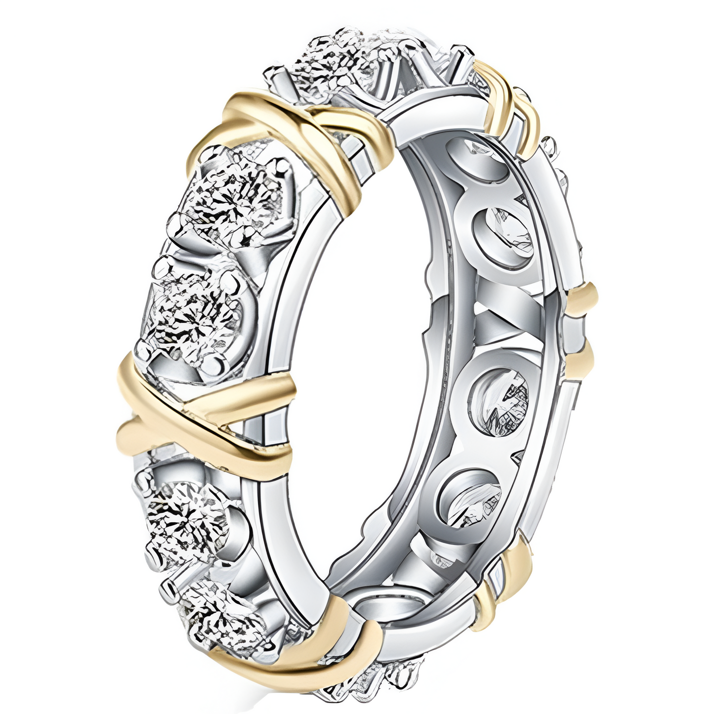 BAGUE PAIRE DE ZIRCONS