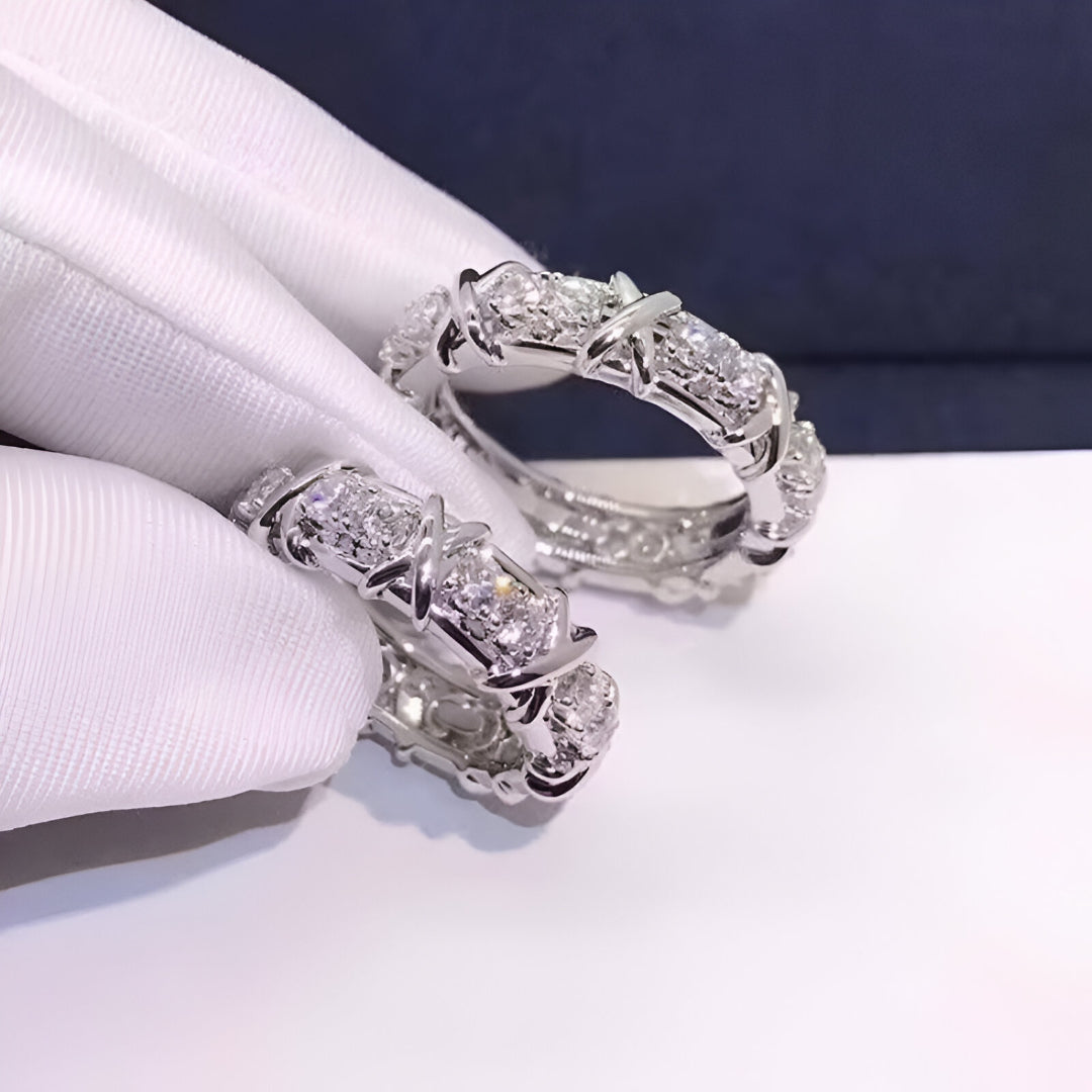 BAGUE PAIRE DE ZIRCONS