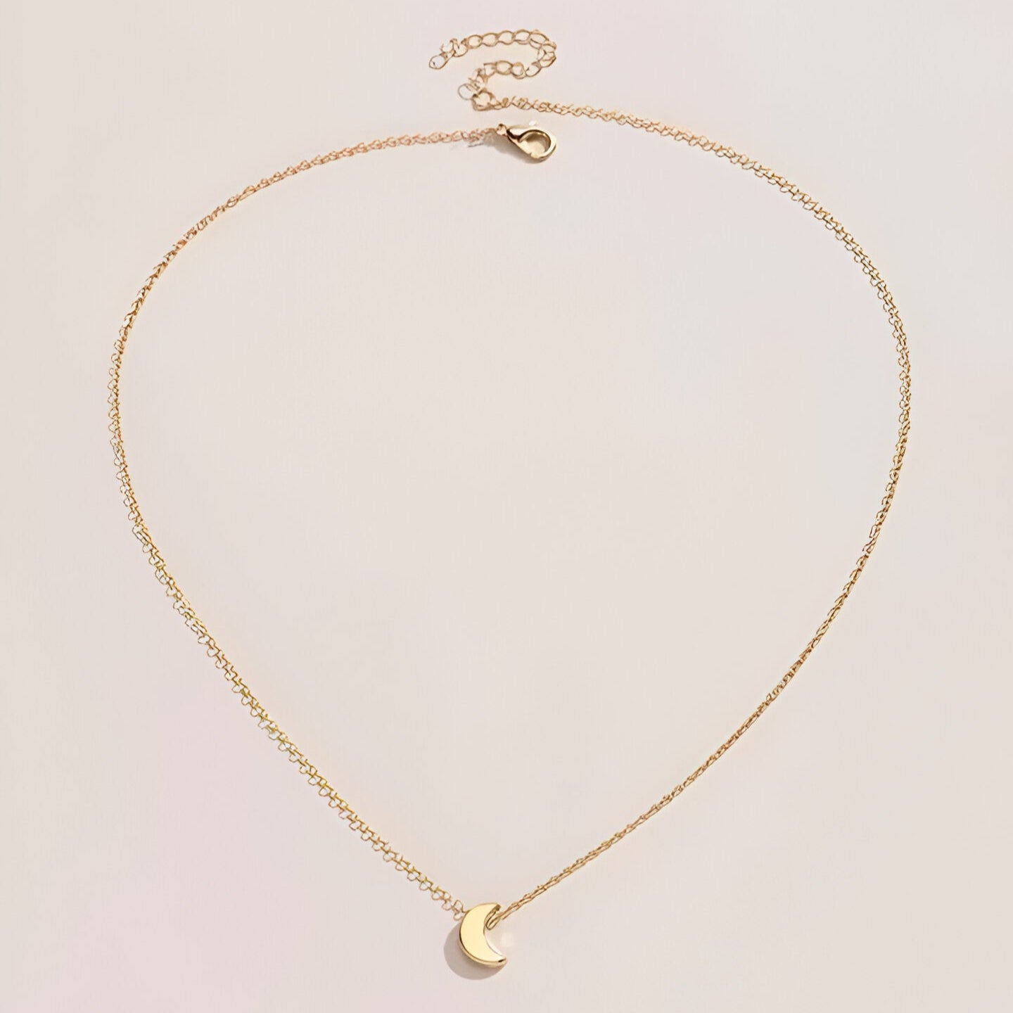 COLLIER LUNE EN OR