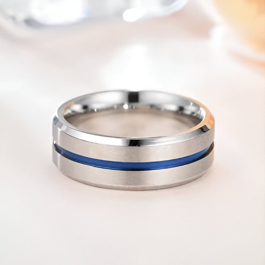 BAGUE EN TITANE HOMME