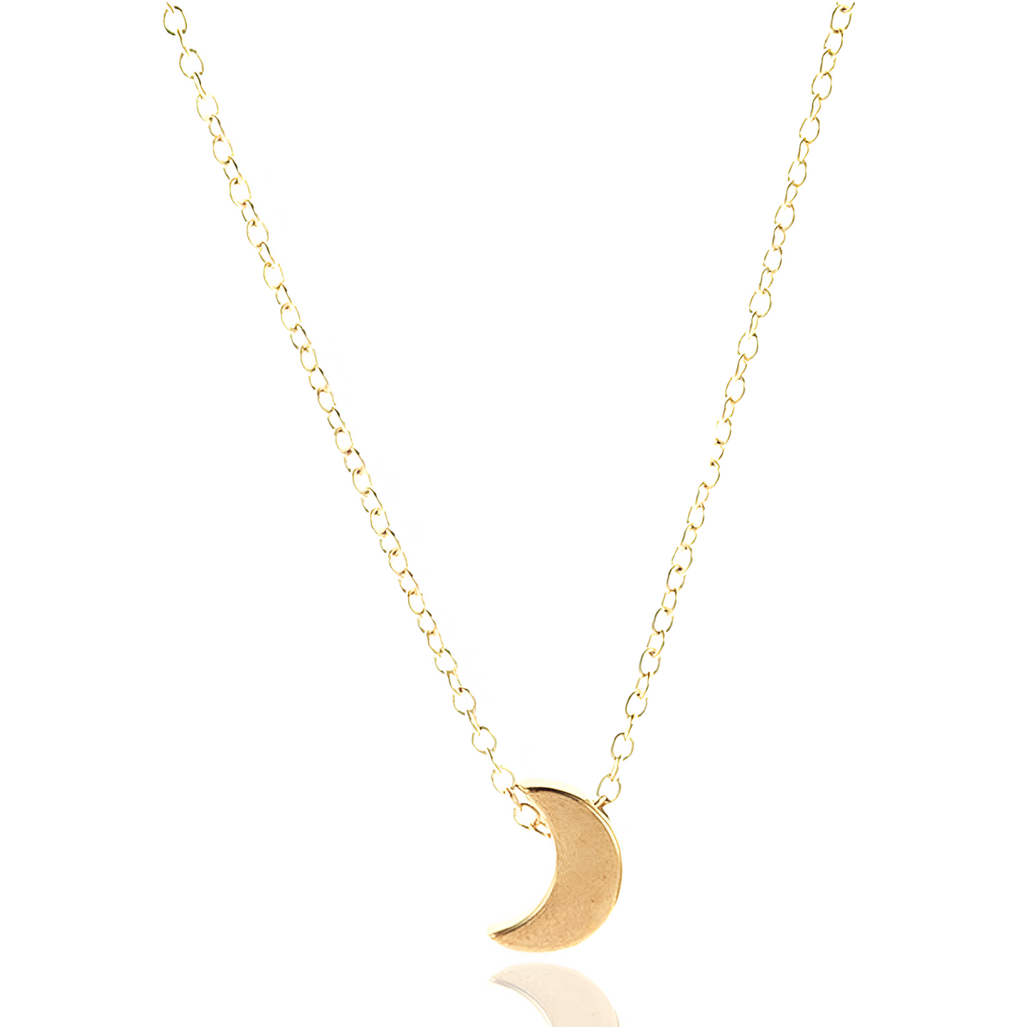 COLLIER LUNE EN OR