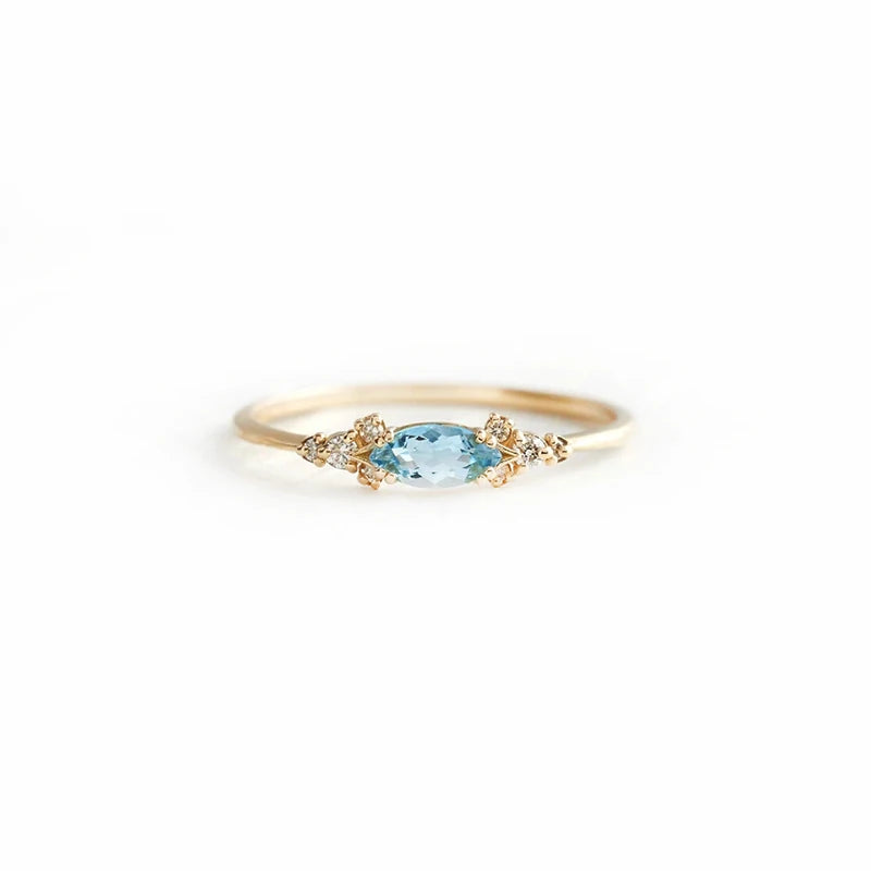 BAGUE ZIRCONIA AZÙRÉ