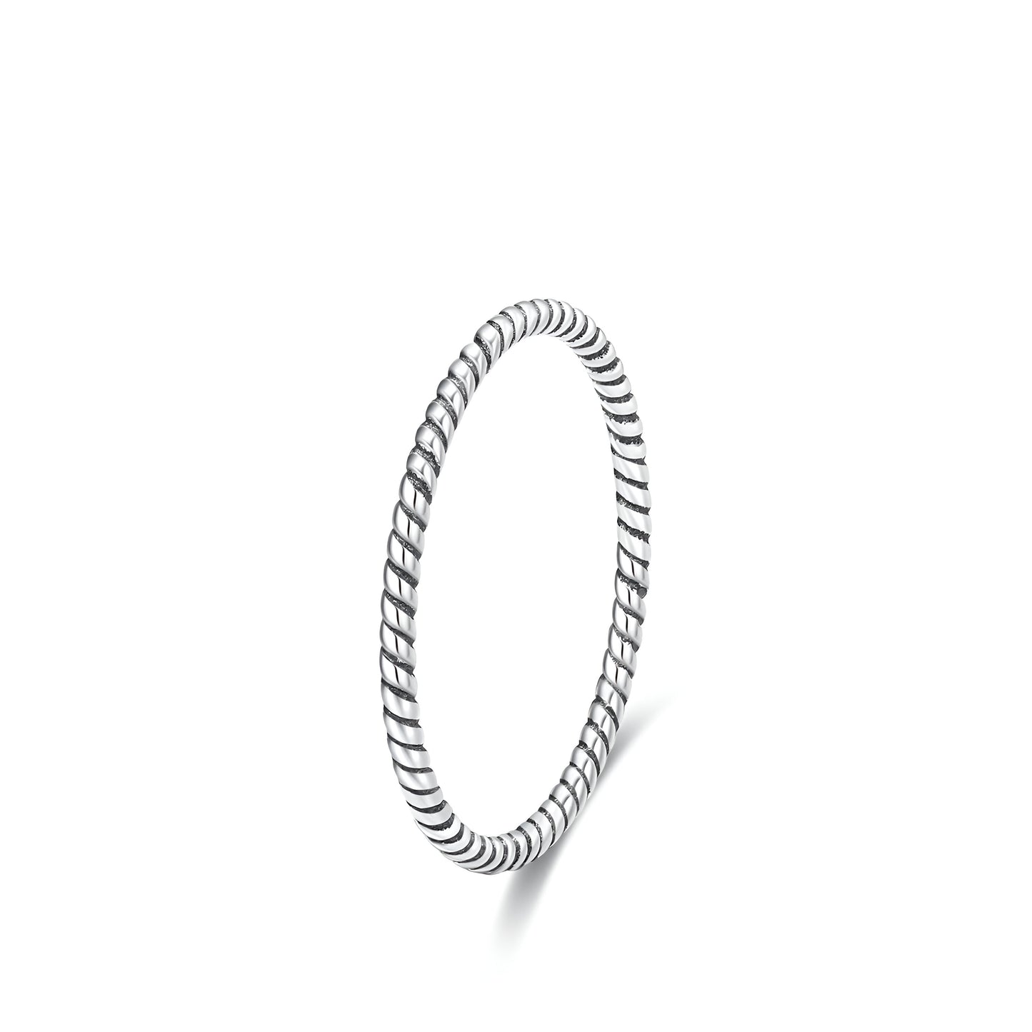 ALLIANCE TORSADÉE EN ARGENT