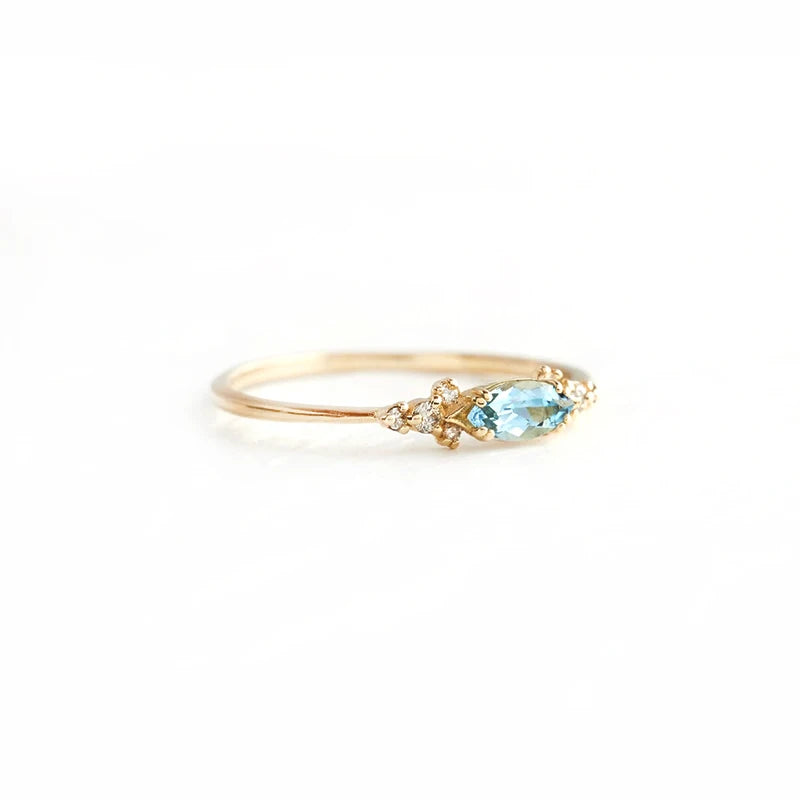 BAGUE ZIRCONIA AZÙRÉ