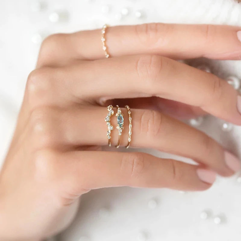 BAGUE ZIRCONIA AZÙRÉ