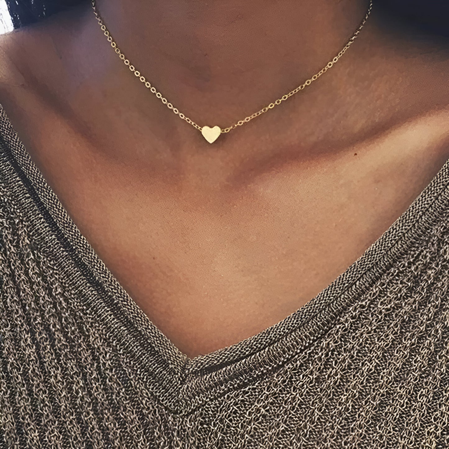 COLLIER CŒUR EN OR