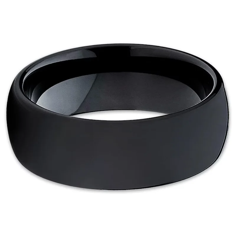 Anneau Tungsten Noir