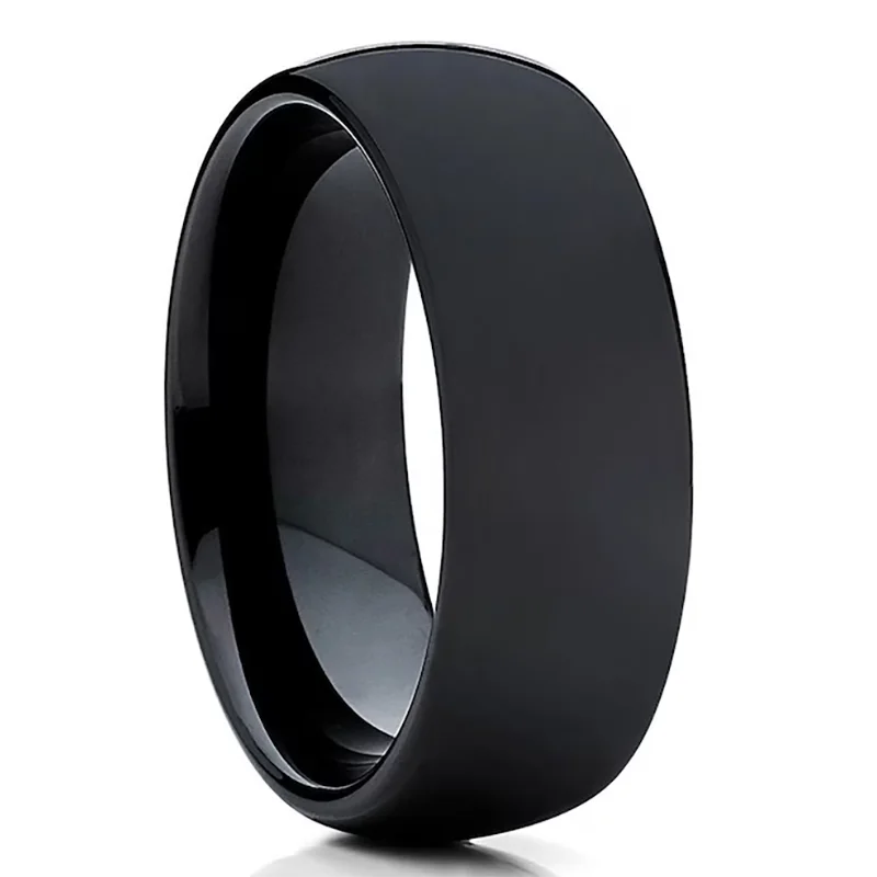 Anneau Tungsten Noir