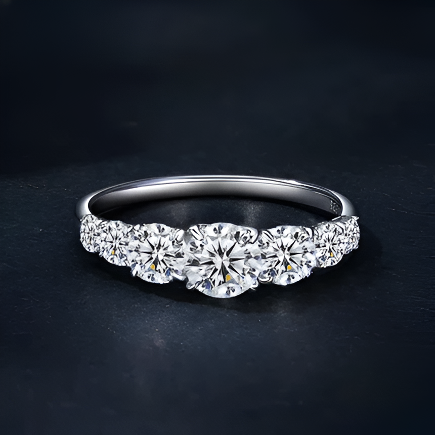 BAGUE VARIATION DE MOISSANITE