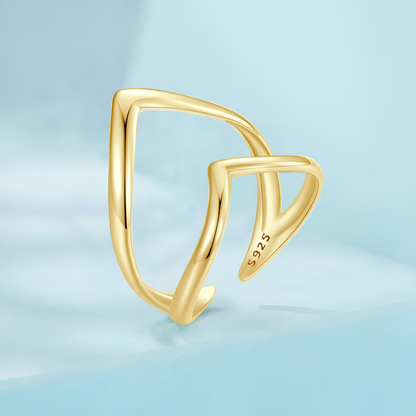 BAGUE DOUBLE OUVERTURE EN OR