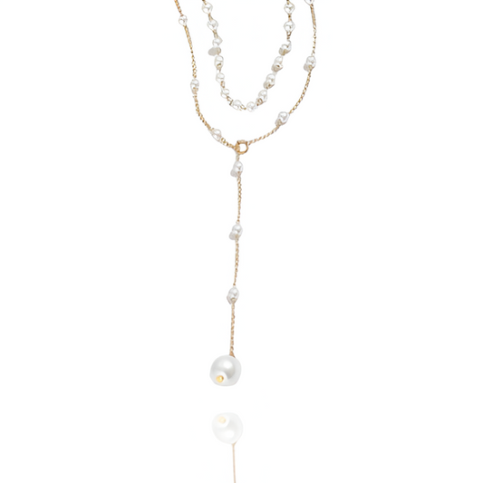 COLLIER MULTI-RANGS PERLÉ EN OR