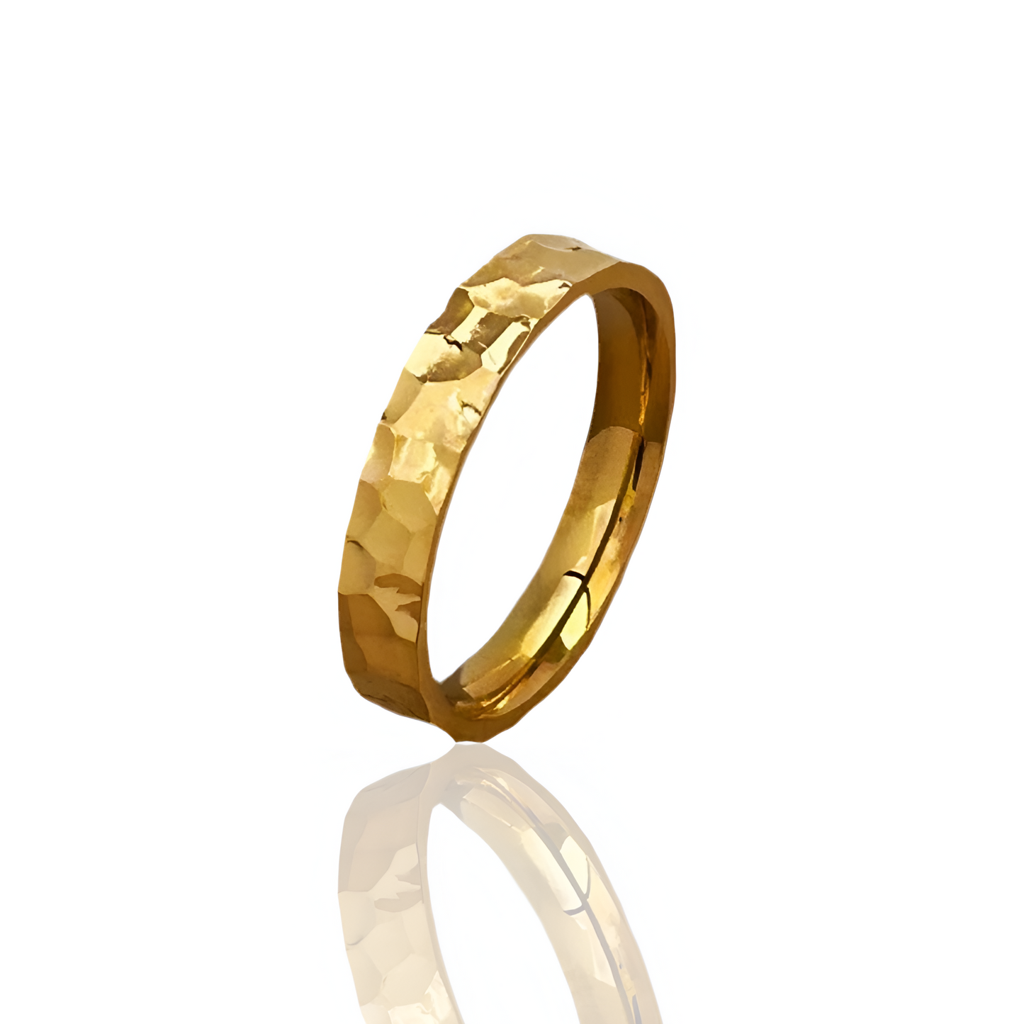 BAGUE MARTELÉE EN OR