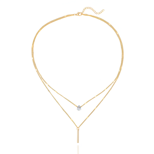 COLLIER SUPERPOSITION DORÉ