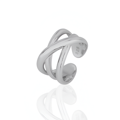 BAGUE OUVERTE TRIPLE CROISADE