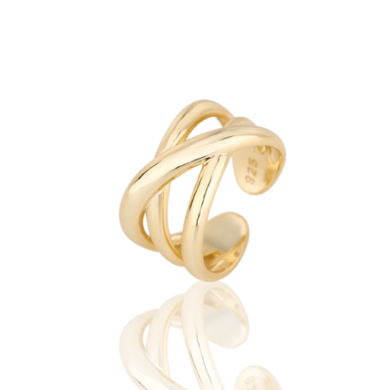 BAGUE OUVERTE TRIPLE CROISADE