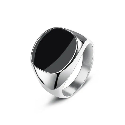 CHEVALIÈRE HOMME EN ARGENT