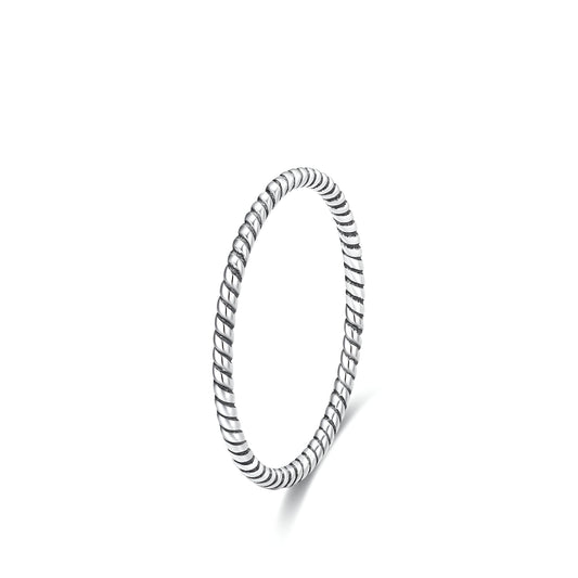 ALLIANCE TORSADÉE EN ARGENT