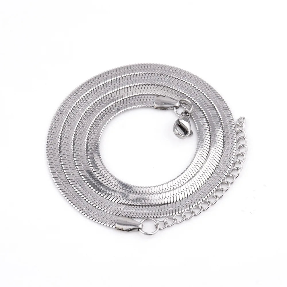 COLLIER CHAÎNE SERPENT EN ARGENT MASSIF