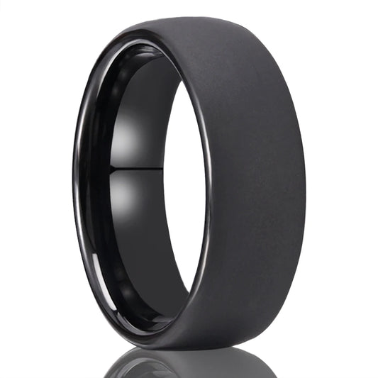 ANNEAU EN TUNGSTEN NOIR
