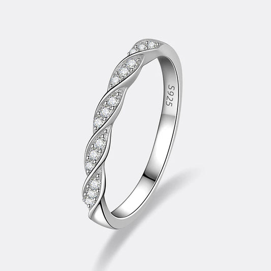 ALLIANCE TORSADÉE DE DIAMANTS
