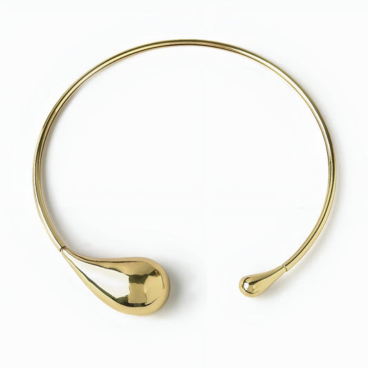 COLLIER GOCCIA SCULPTÉ EN OR