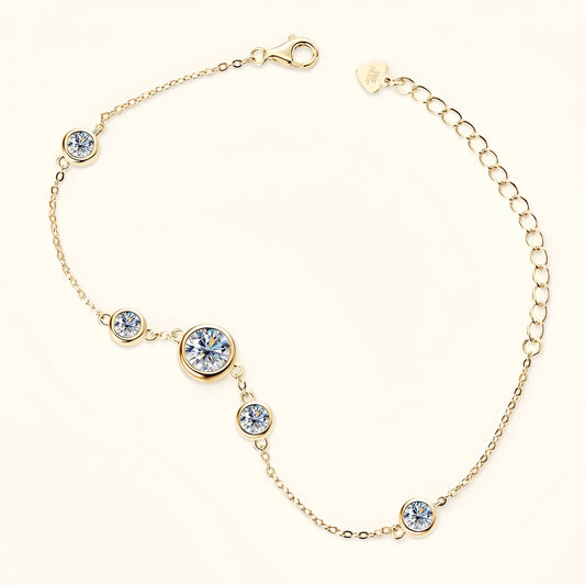 BRACELET CONSTELLATION D’ÉCLATS EN OR LA PETITE REBELLE