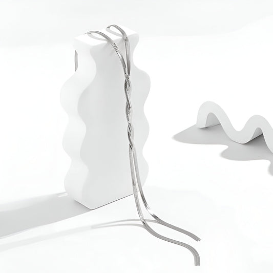 COLLIER CHUTE TORSADÉE EN ARGENT LA PETITE REBELLE
