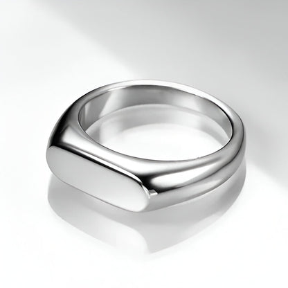 BAGUE PAVÉ ARRONDI EN ARGENT
