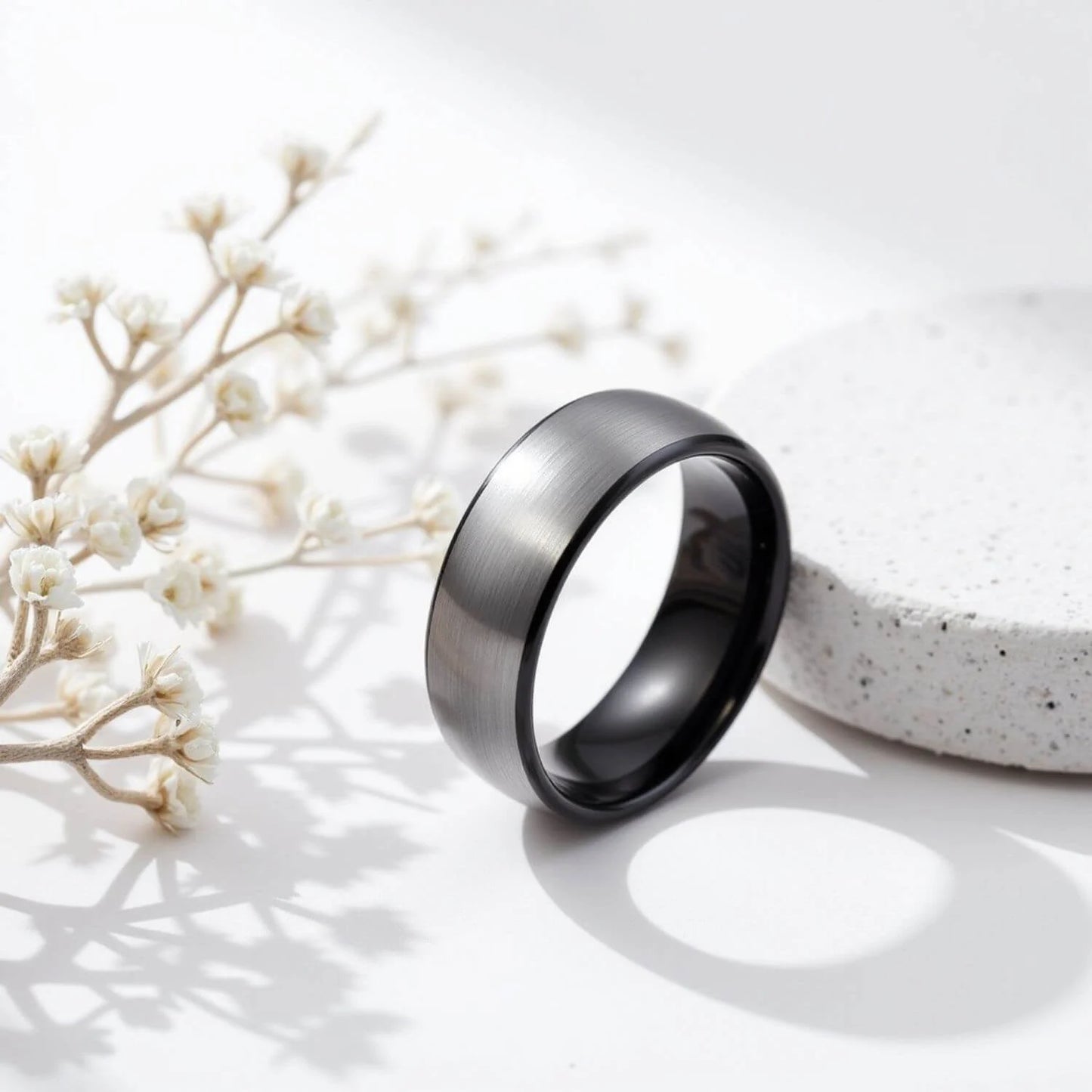 ANNEAU SIMPLE EN TUNGSTEN
